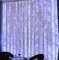 White 200 LED Curtain Lights — Twinkle Fairy String, 8 Modes, Plug-In